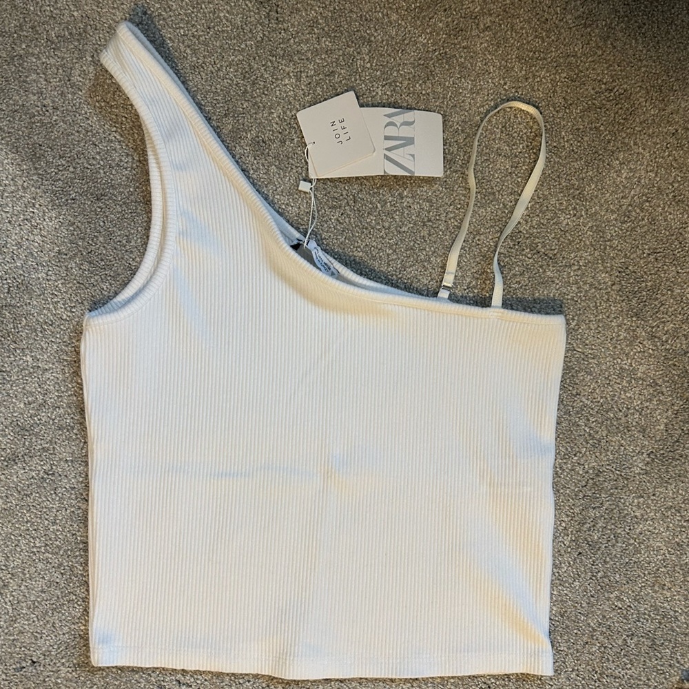 NWT Zara one sleeved tank top